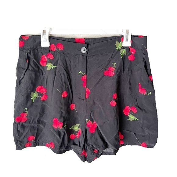Modcloth Pants - MODCLOTH Shake A Leg Shorts in Cherry Print XL Kawaii Aesthetic